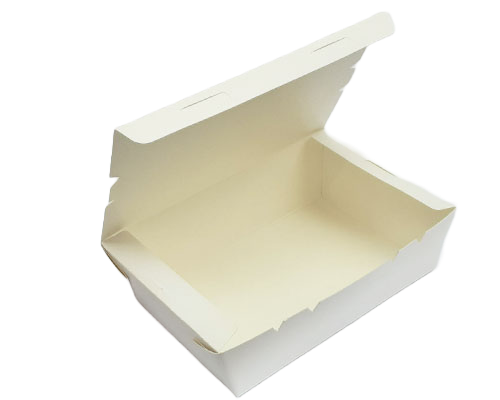 1200 ml White paper meal box