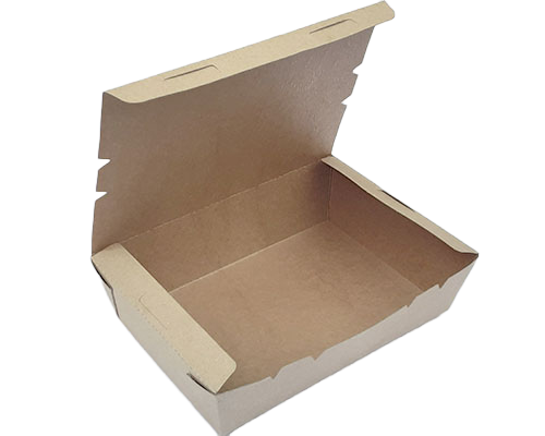 2100 ml Brown Kraft paper meal box