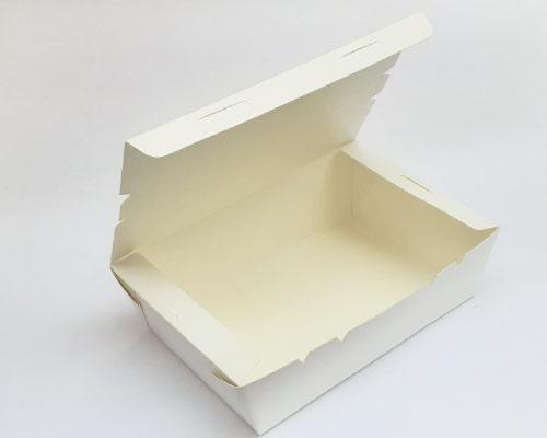 1200 ml White paper meal box